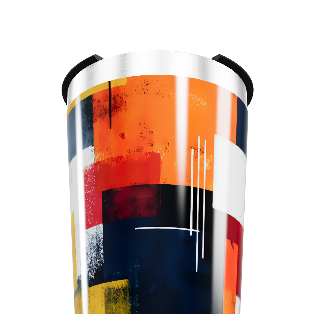 Copo Térmico - Arte Colorida Inox