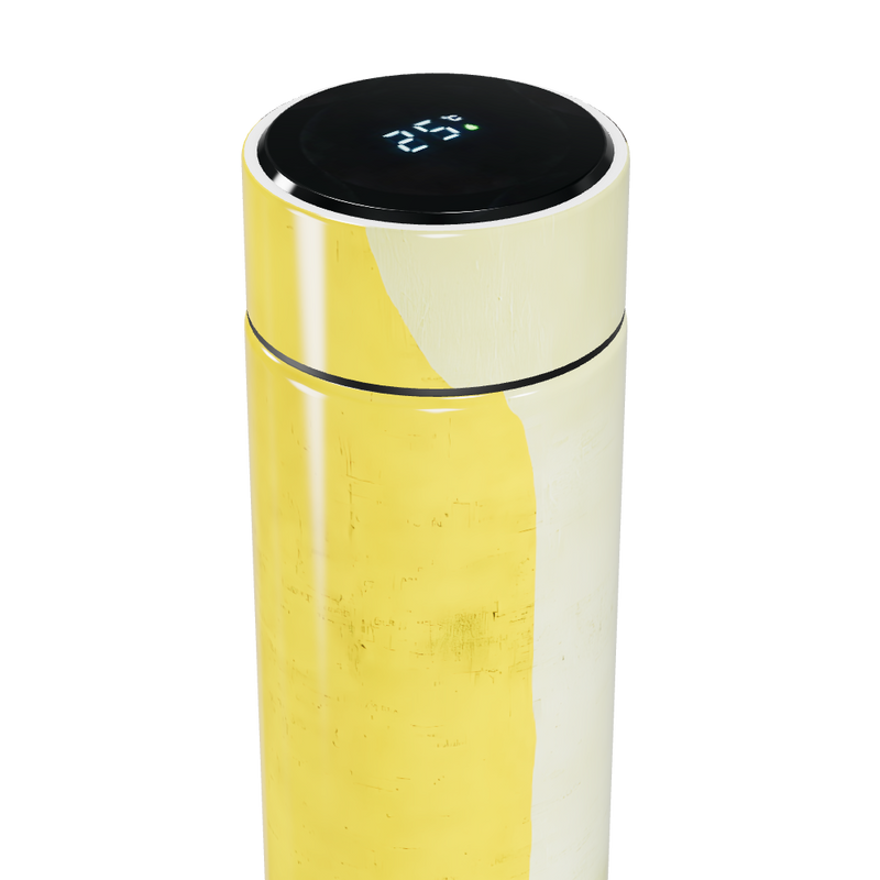 Garrafa Térmica Touch - Amarela Digital Inox