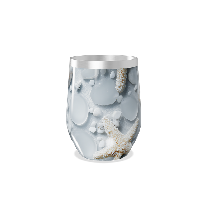 Copo Térmico Slim - Estampa Praia Estrelas