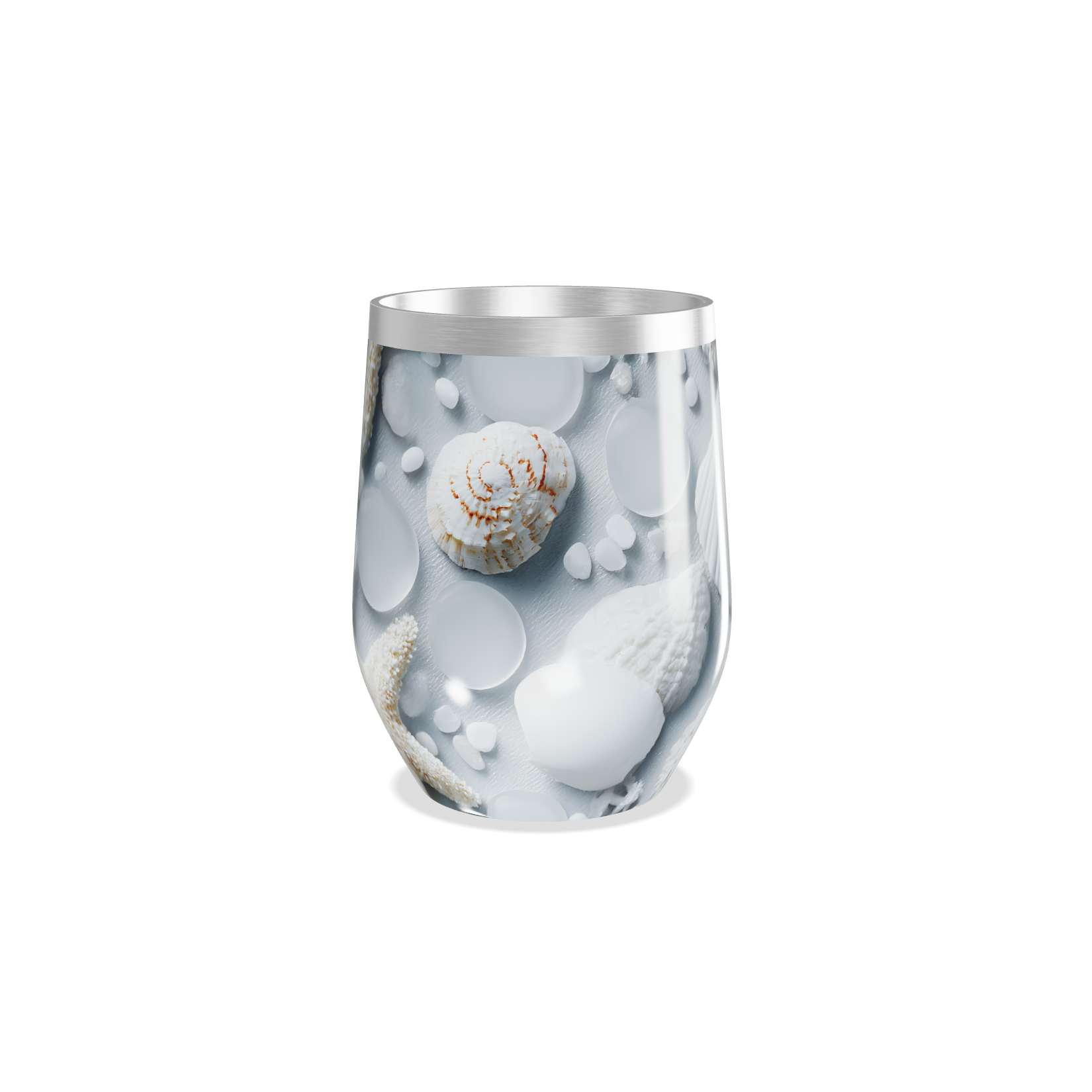 Copo Térmico Slim - Estampa Praia Estrelas