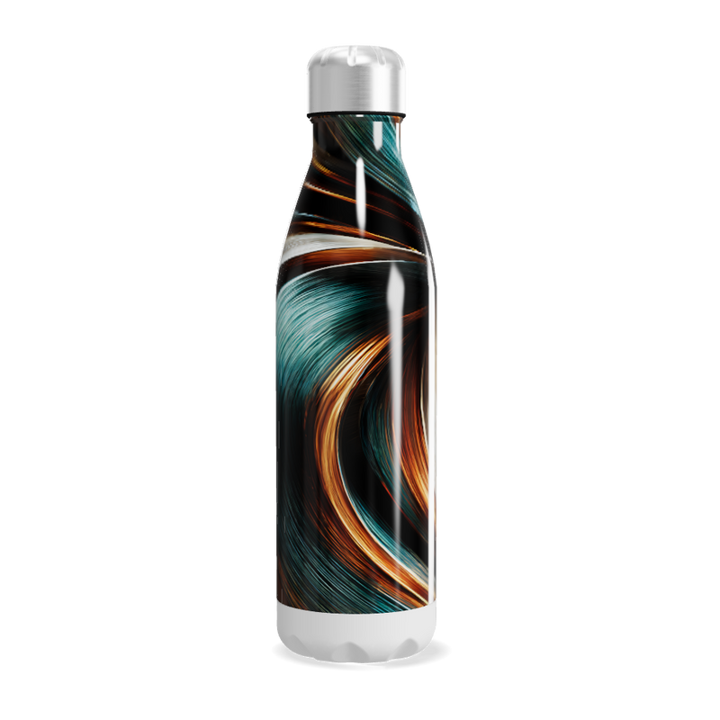 Garrafa Inox - Estampa Abstrata Colorida
