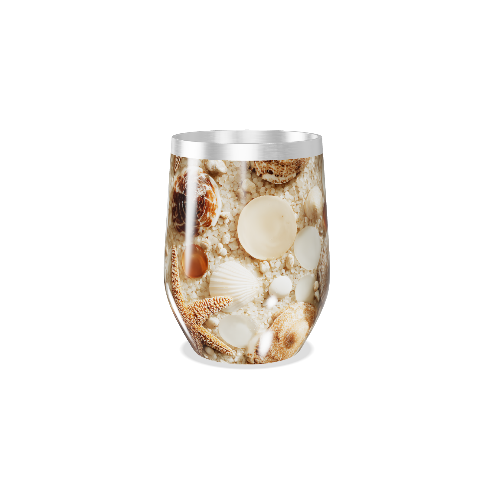 Copo Térmico Slim - Conchas Marinhas Aço Inox