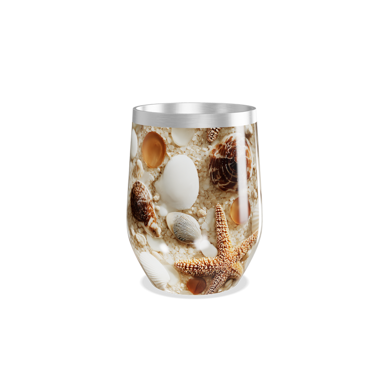 Copo Térmico Slim - Conchas Marinhas Aço Inox