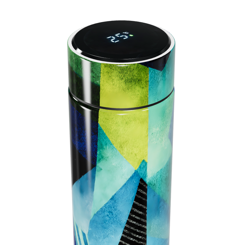 Garrafa Térmica Touch - Colorida Geométrica