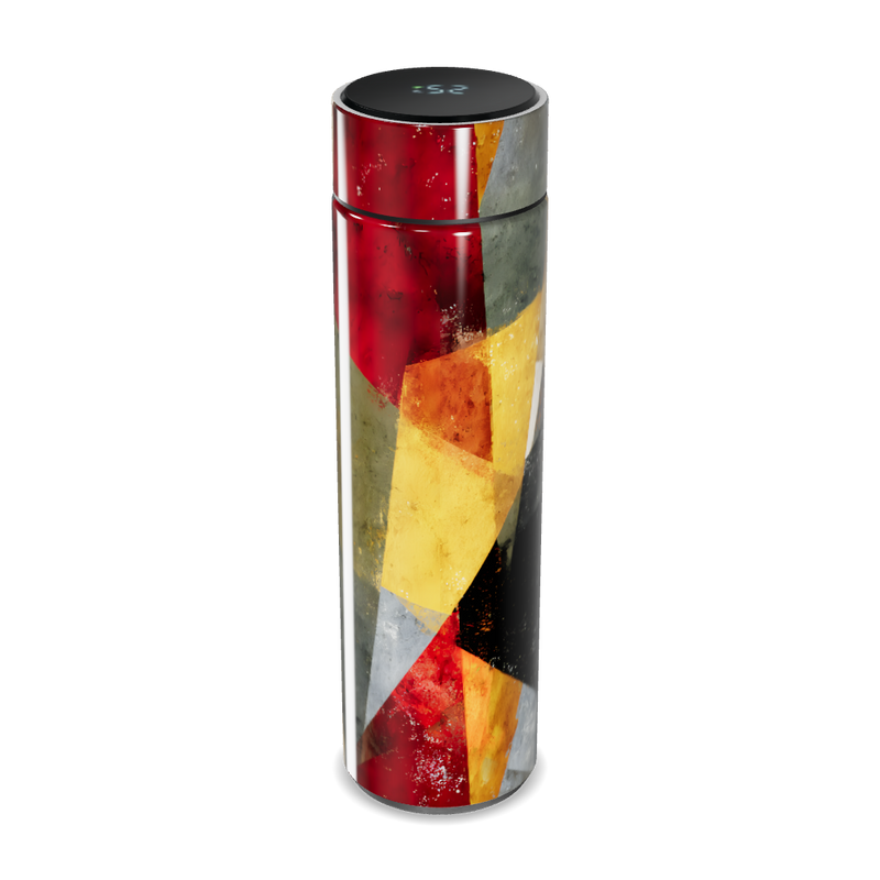 Garrafa Térmica Touch - Abstrata Colorida