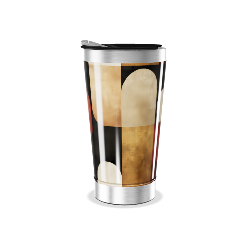 Copo Térmico - Estampa Geométrica Colorida