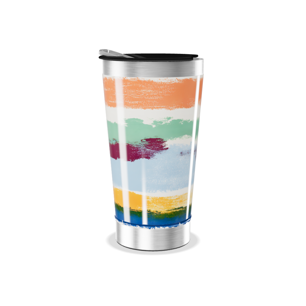 Copo Térmico - Colorido com Listras