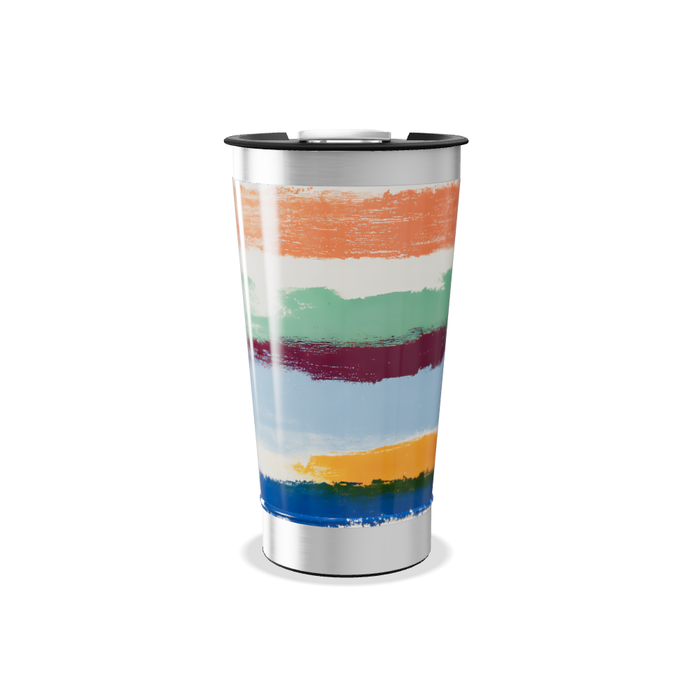 Copo Térmico - Colorido com Listras