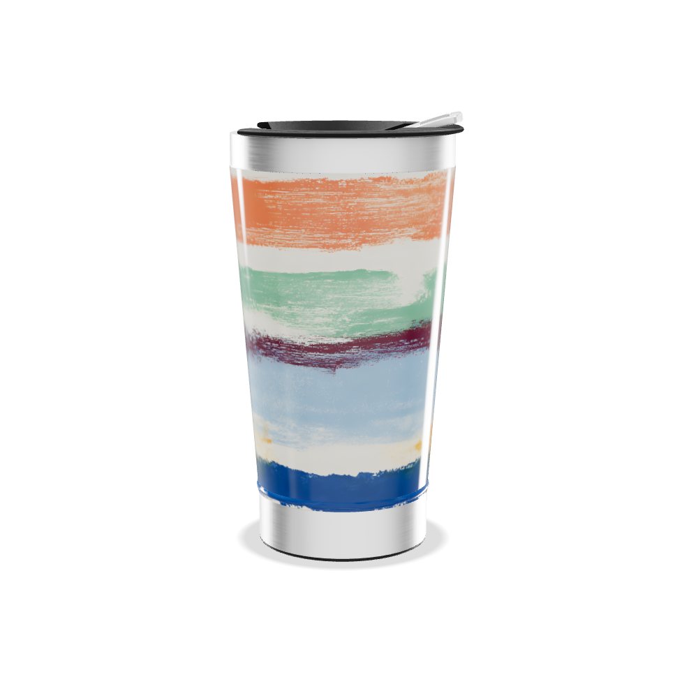 Copo Térmico - Colorido com Listras