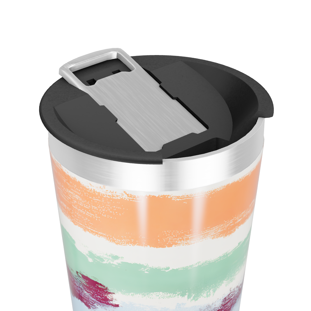 Copo Térmico - Colorido com Listras