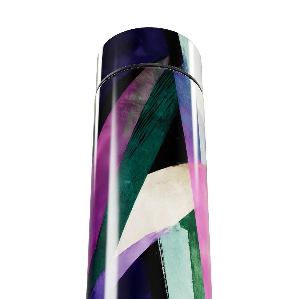 Garrafa Térmica Touch - Estampa Colorida Abstrata