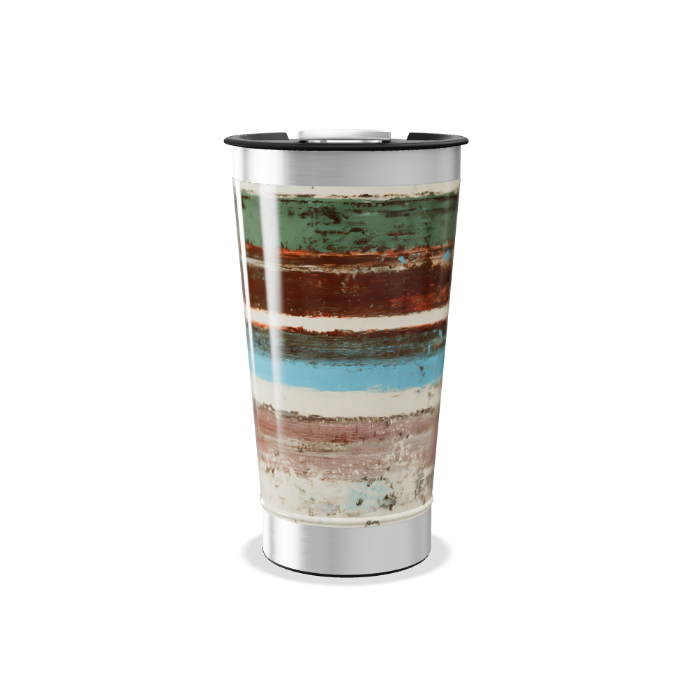 Copo Térmico - Listras Multicoloridas