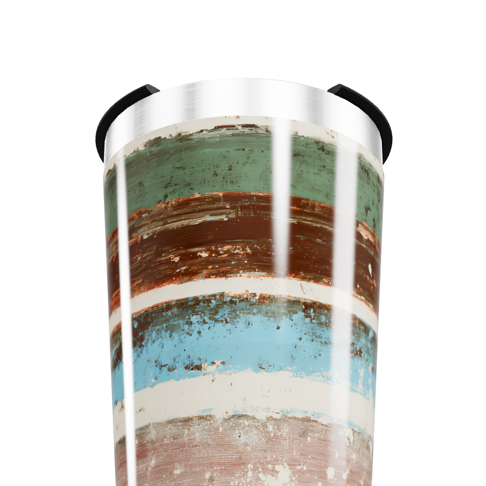 Copo Térmico - Listras Multicoloridas