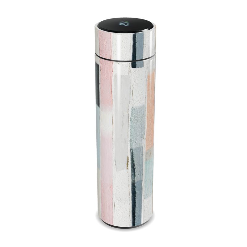 Garrafa Térmica Touch - Estampa Abstrata Colorida