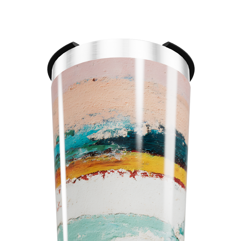 Copo Térmico - Estampa Abstrata Colorida