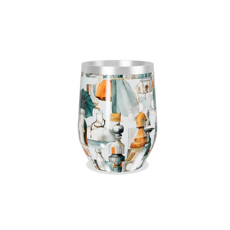 Copo Térmico Slim - Estampado Abstrato Colorido