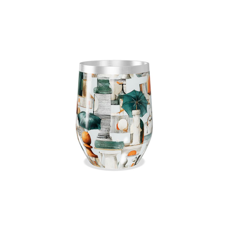 Copo Térmico Slim - Estampado Abstrato Colorido