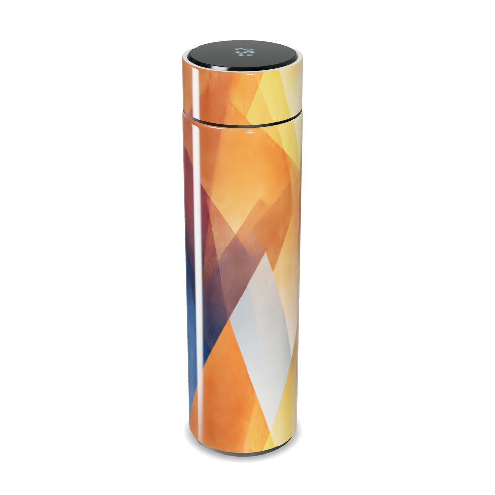 Garrafa Térmica Touch - Estampa Geométrica Colorida