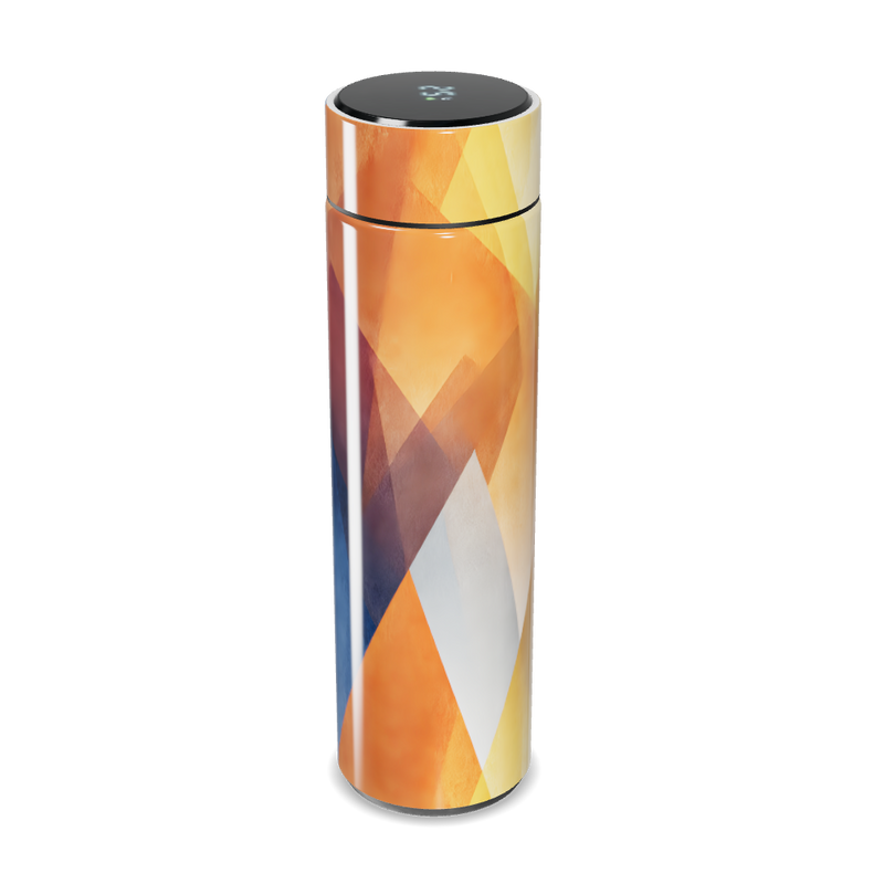 Garrafa Térmica Touch - Estampa Geométrica Colorida