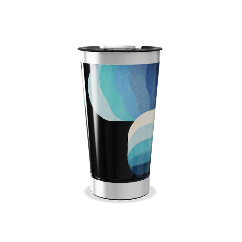 Copo Térmico - Estampa Ondas Azul