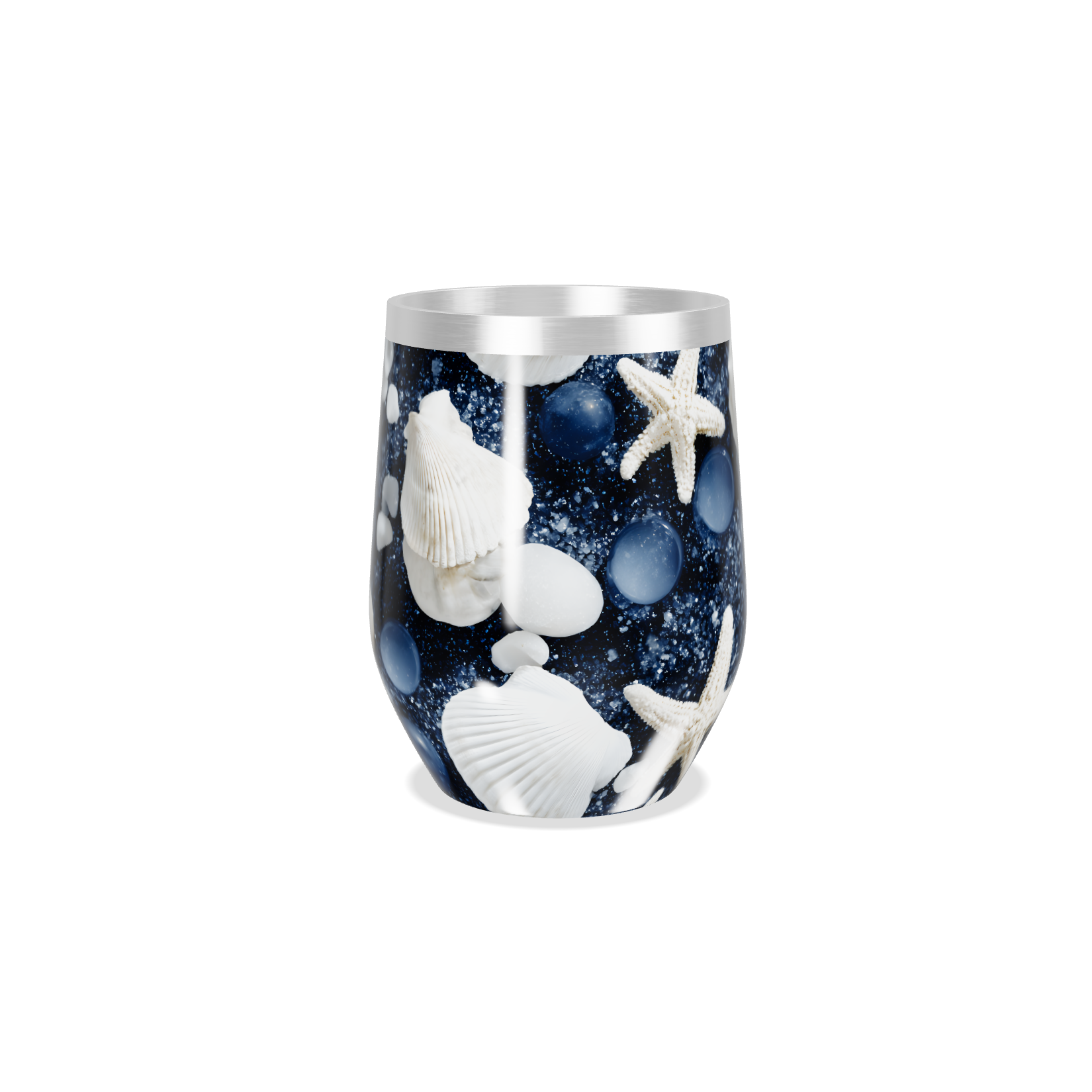 Copo Térmico Slim - Estampa Oceano Azul