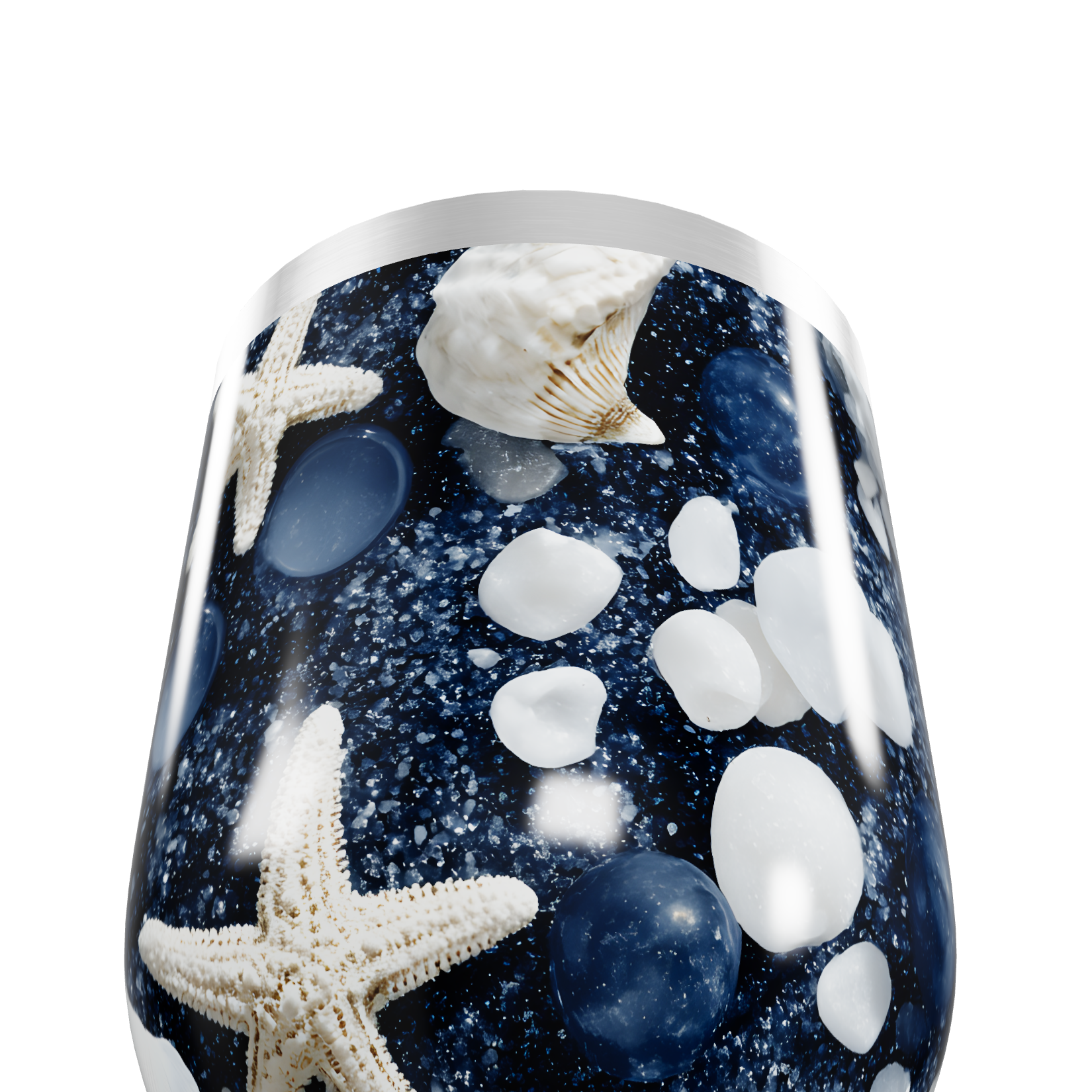 Copo Térmico Slim - Estampa Oceano Azul