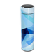 Garrafa Térmica Touch - Azul com Estampa Geométrica