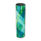 Garrafa Térmica Touch - Verde com Estampa Geométrica