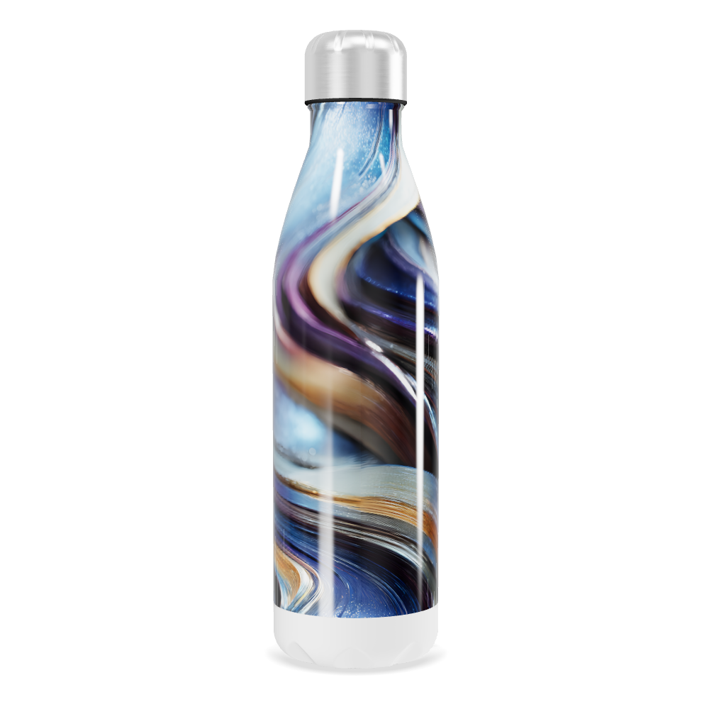 Garrafa Inox Cores Abstratas 500ml