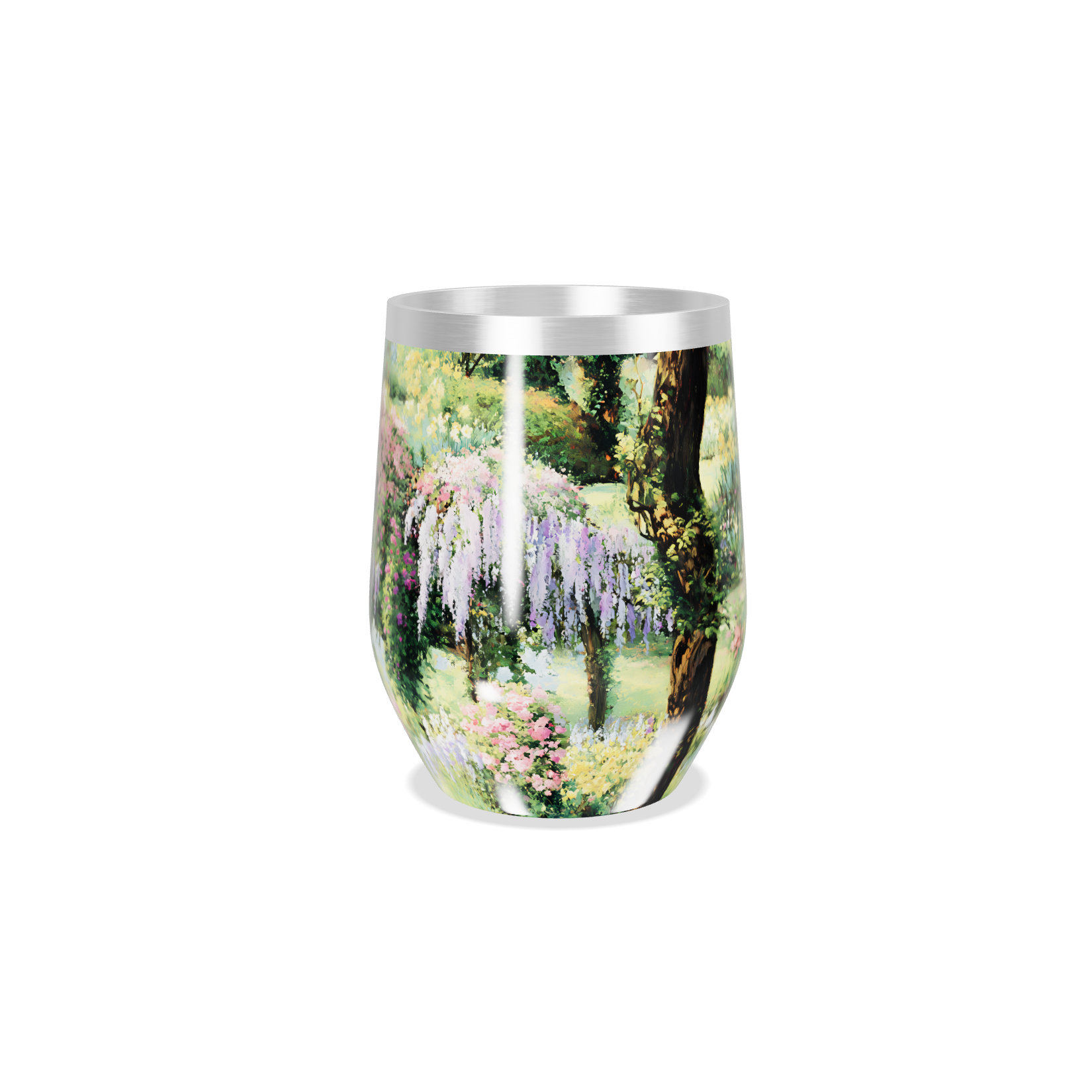 Copo Térmico Slim - Estampa Jardim Colorido