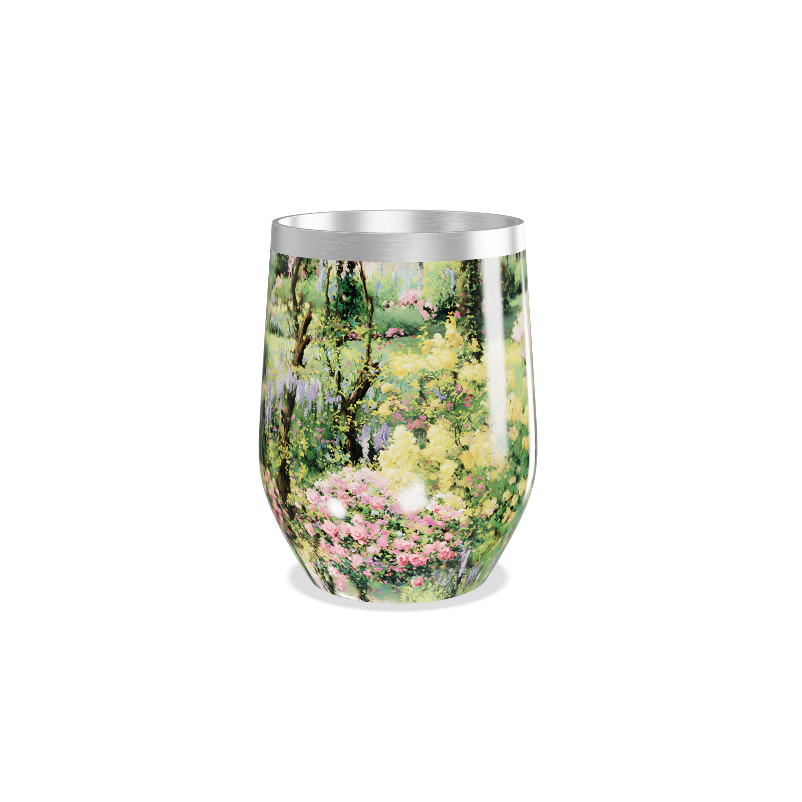 Copo Térmico Slim - Estampa Jardim Colorido