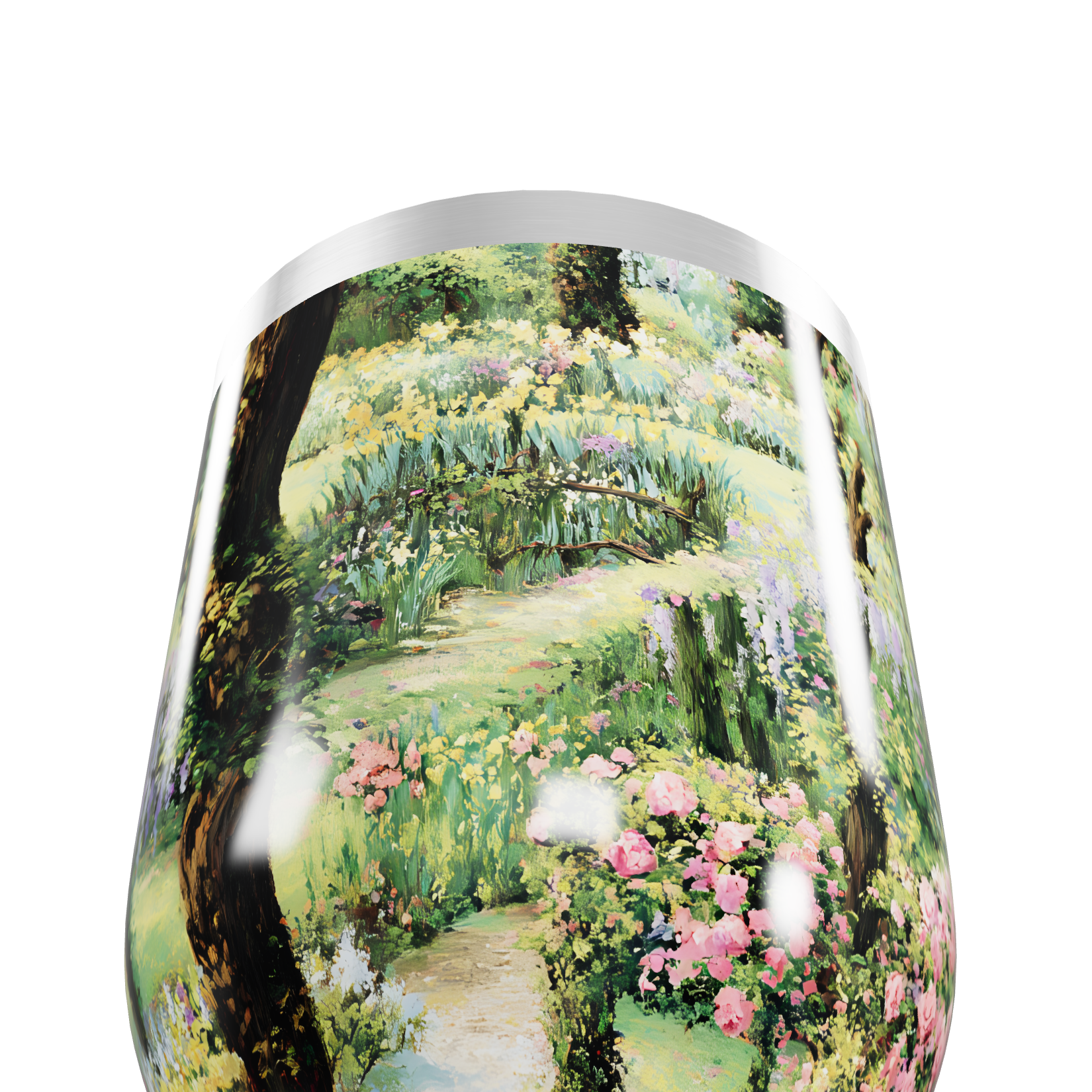 Copo Térmico Slim - Estampa Jardim Colorido