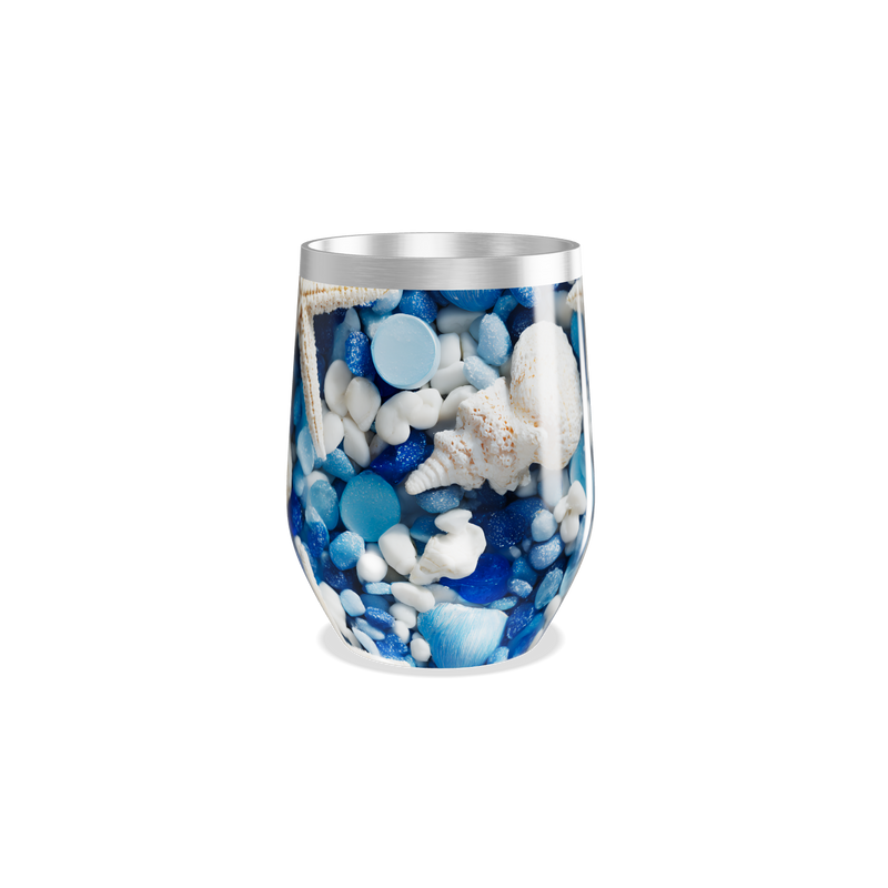 Copo Térmico Slim - Fundo do Mar Azul