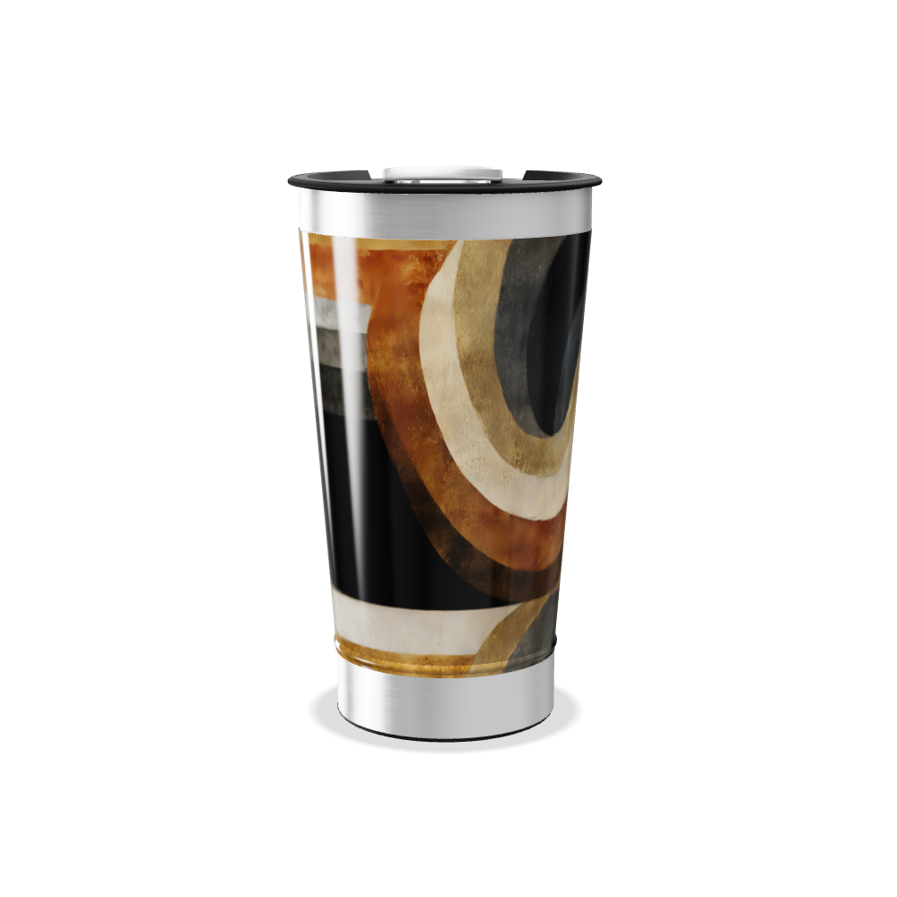 Copo Térmico - Estampa Retro Colorido