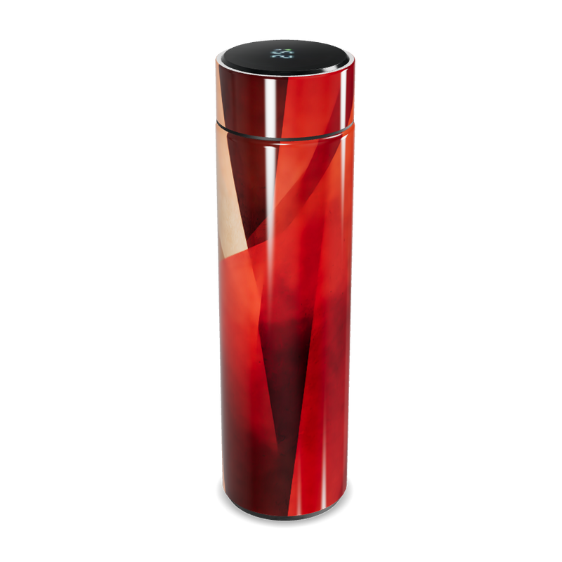 Garrafa Térmica Touch - Vermelha Digital Inox