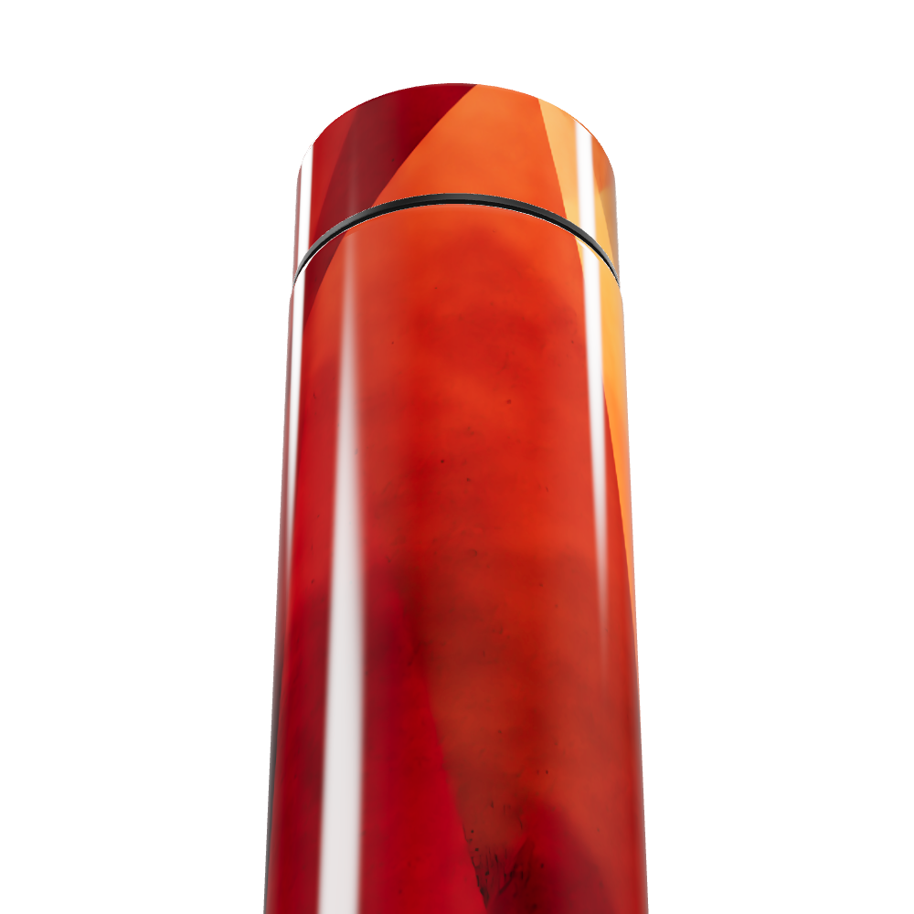 Garrafa Térmica Touch - Vermelha Digital Inox