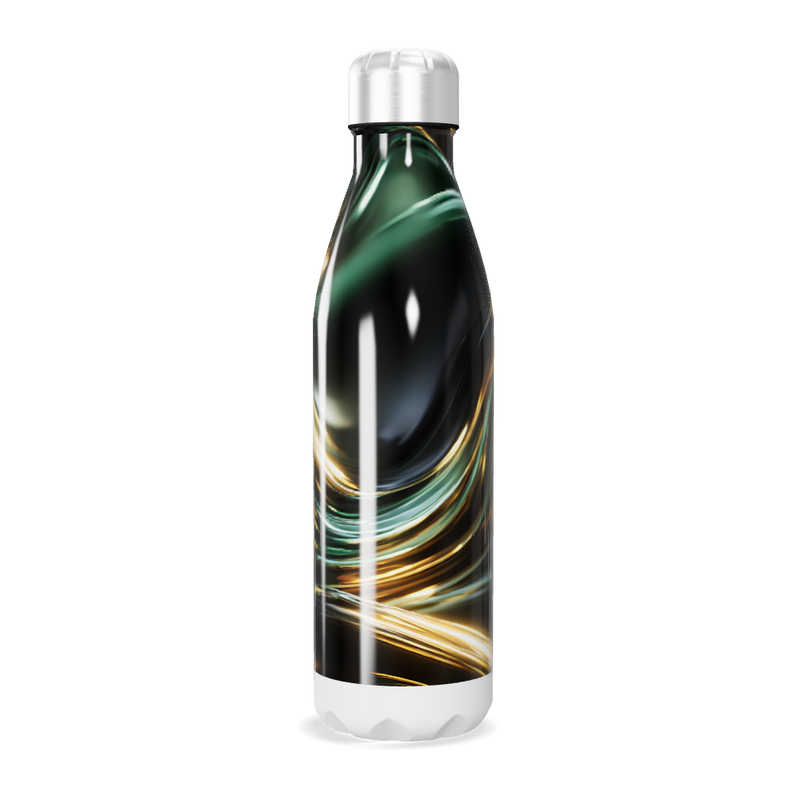 Garrafa Inox - Design Abstrato Luxo