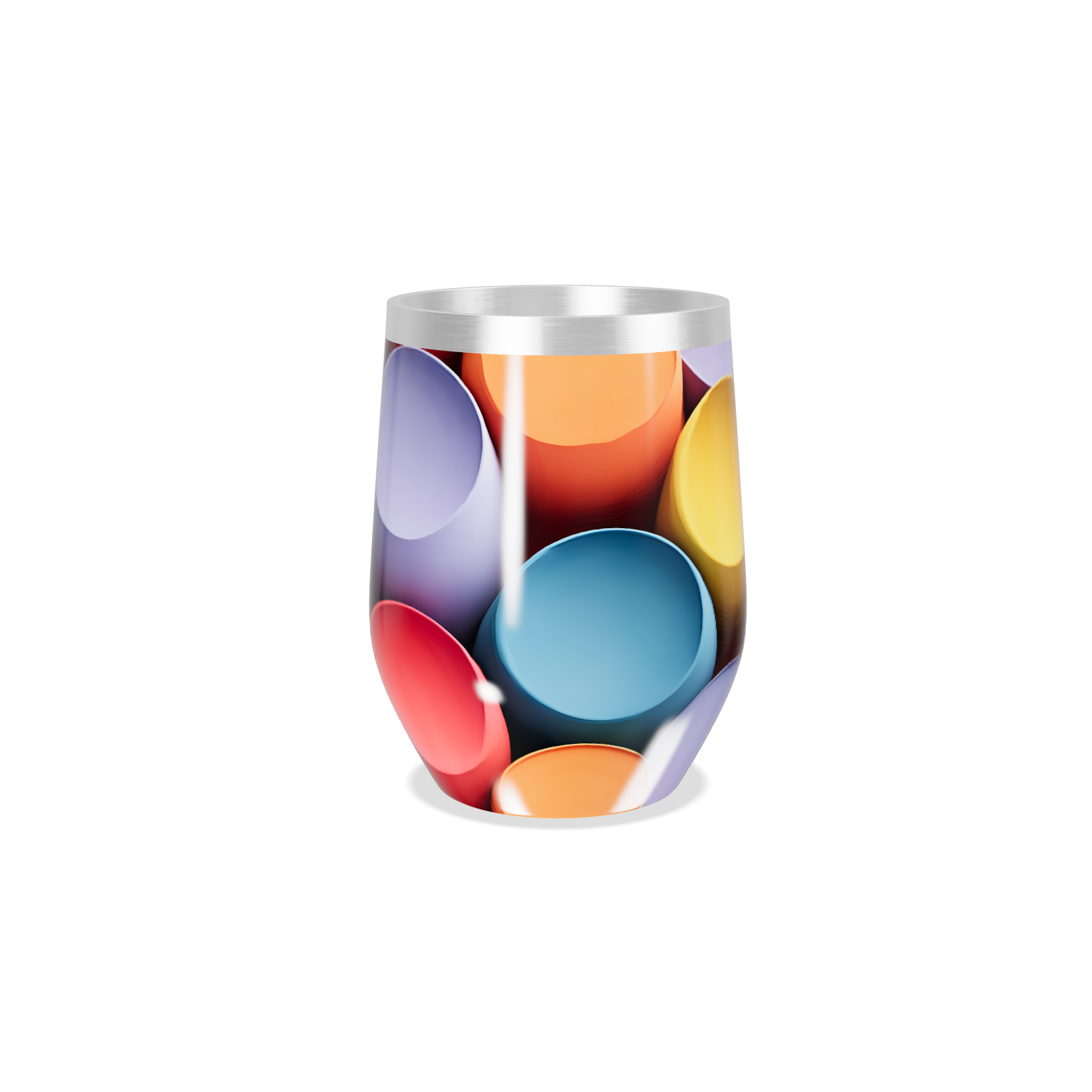 Copo Térmico Slim - Estampado Colorido Inox