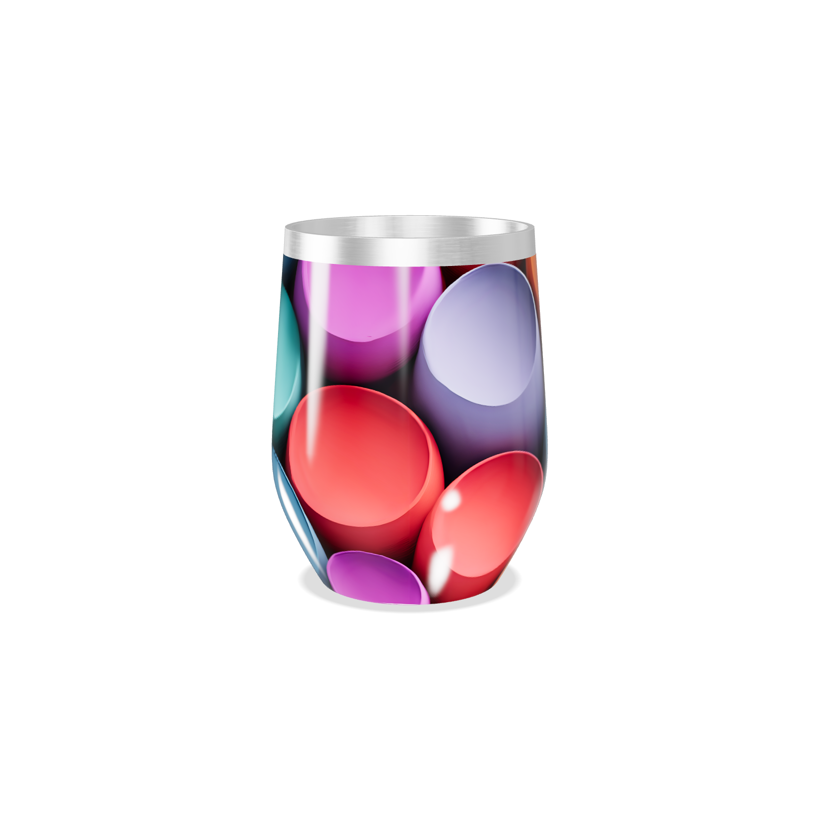 Copo Térmico Slim - Estampado Colorido Inox