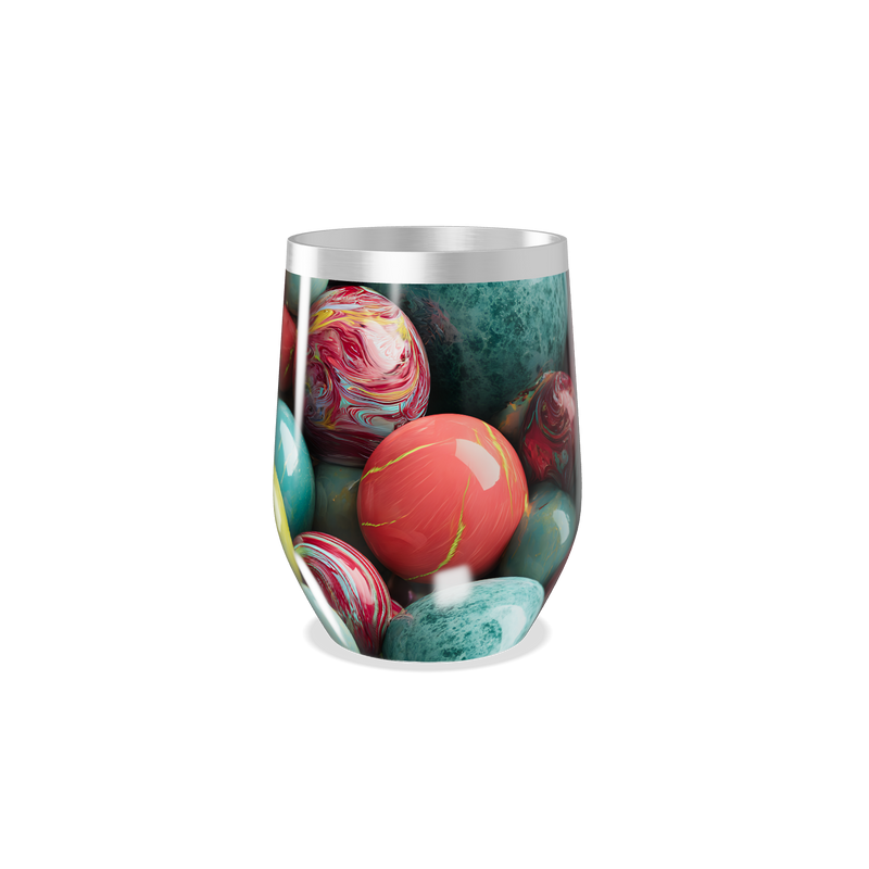 Copo Térmico Slim - Estampa Colorida Abstrata