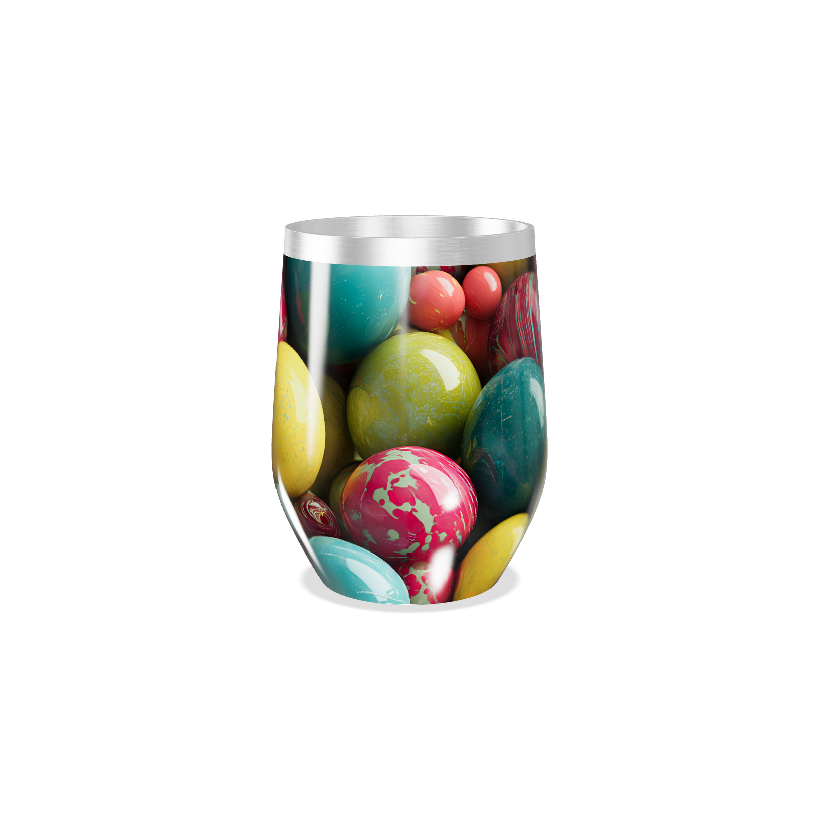 Copo Térmico Slim - Estampa Colorida Abstrata