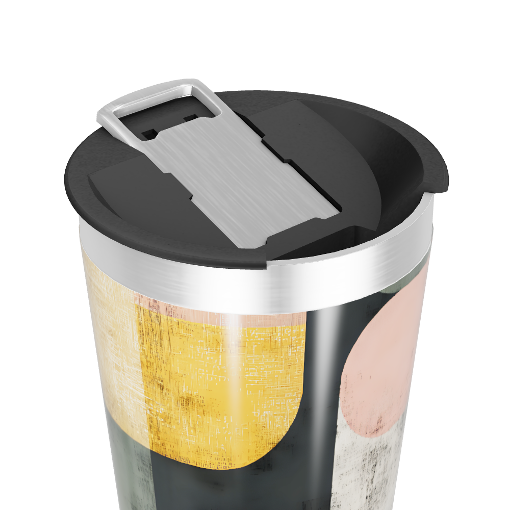 Copo Térmico - Estampa Geométrica Colorida