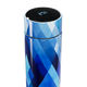 Garrafa Térmica Touch Azul - Estampa Geométrica