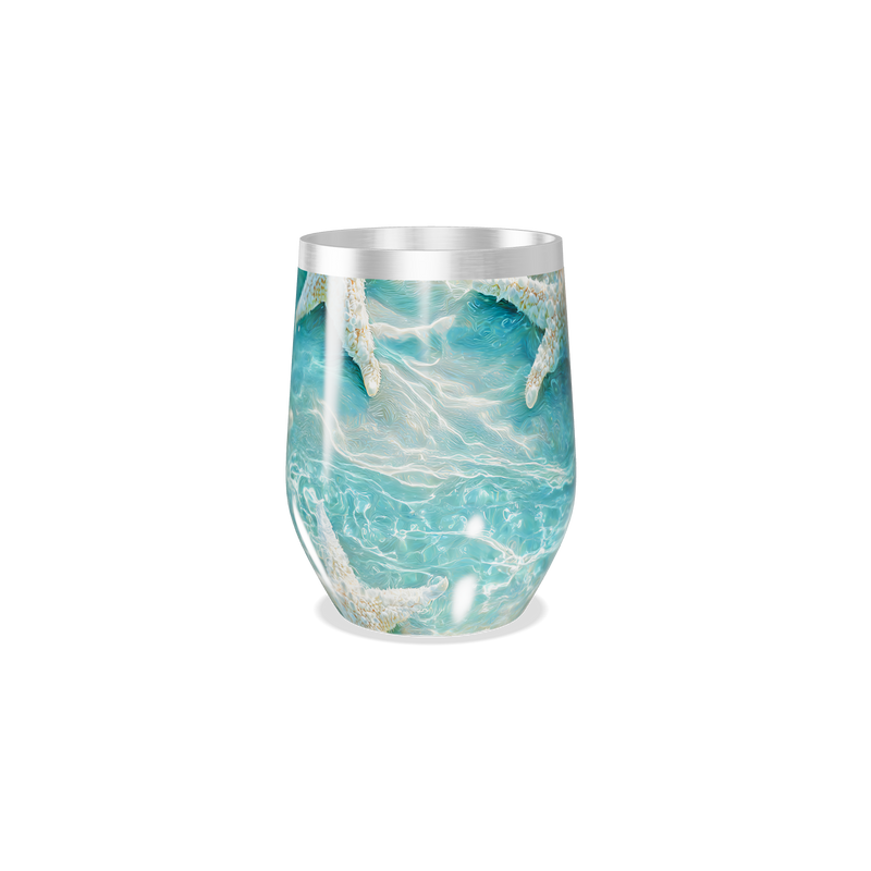 Copo Térmico Slim - Azul Estampa Estrela do Mar