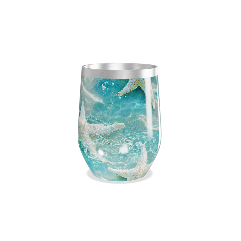 Copo Térmico Slim - Azul Estampa Estrela do Mar