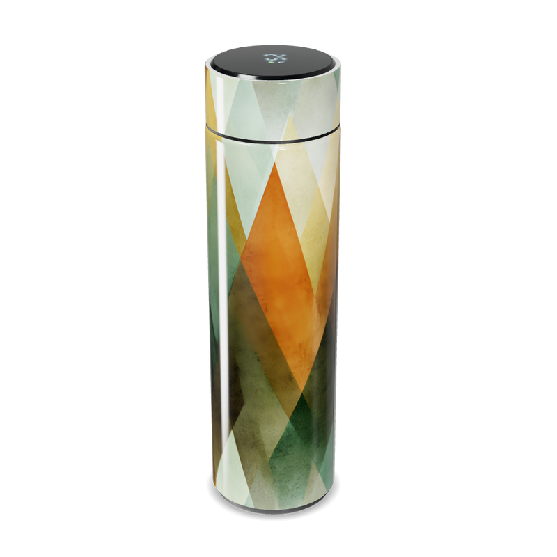 Garrafa Térmica Touch - Estampa Geométrica Colorida