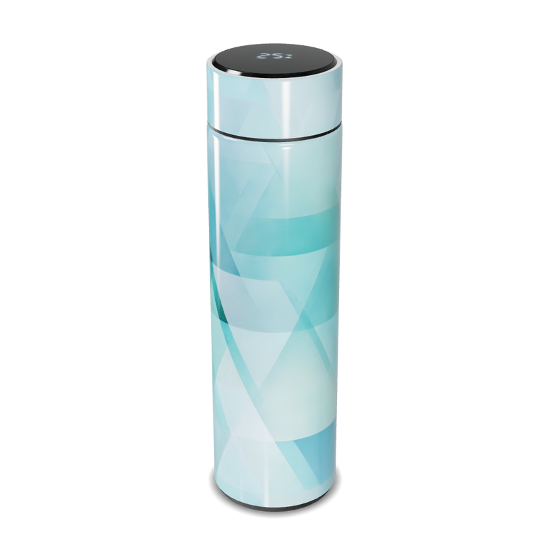 Garrafa Térmica Touch Azul Geométrica 500ml