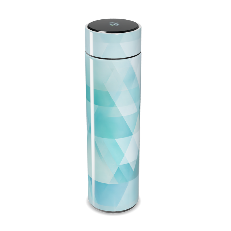 Garrafa Térmica Touch Azul Geométrica 500ml