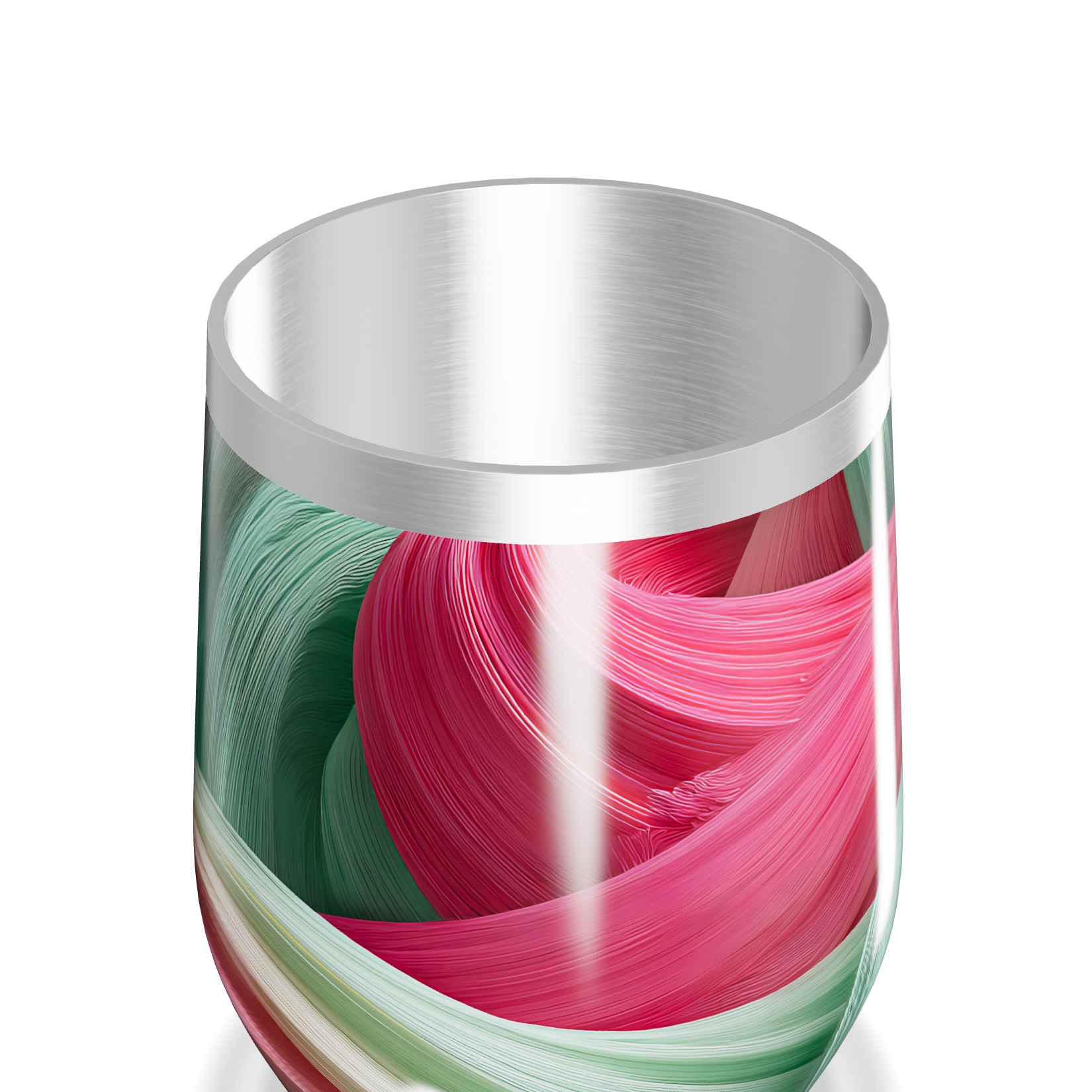 Copo Térmico Slim - Estampa Colorida Aço Inox