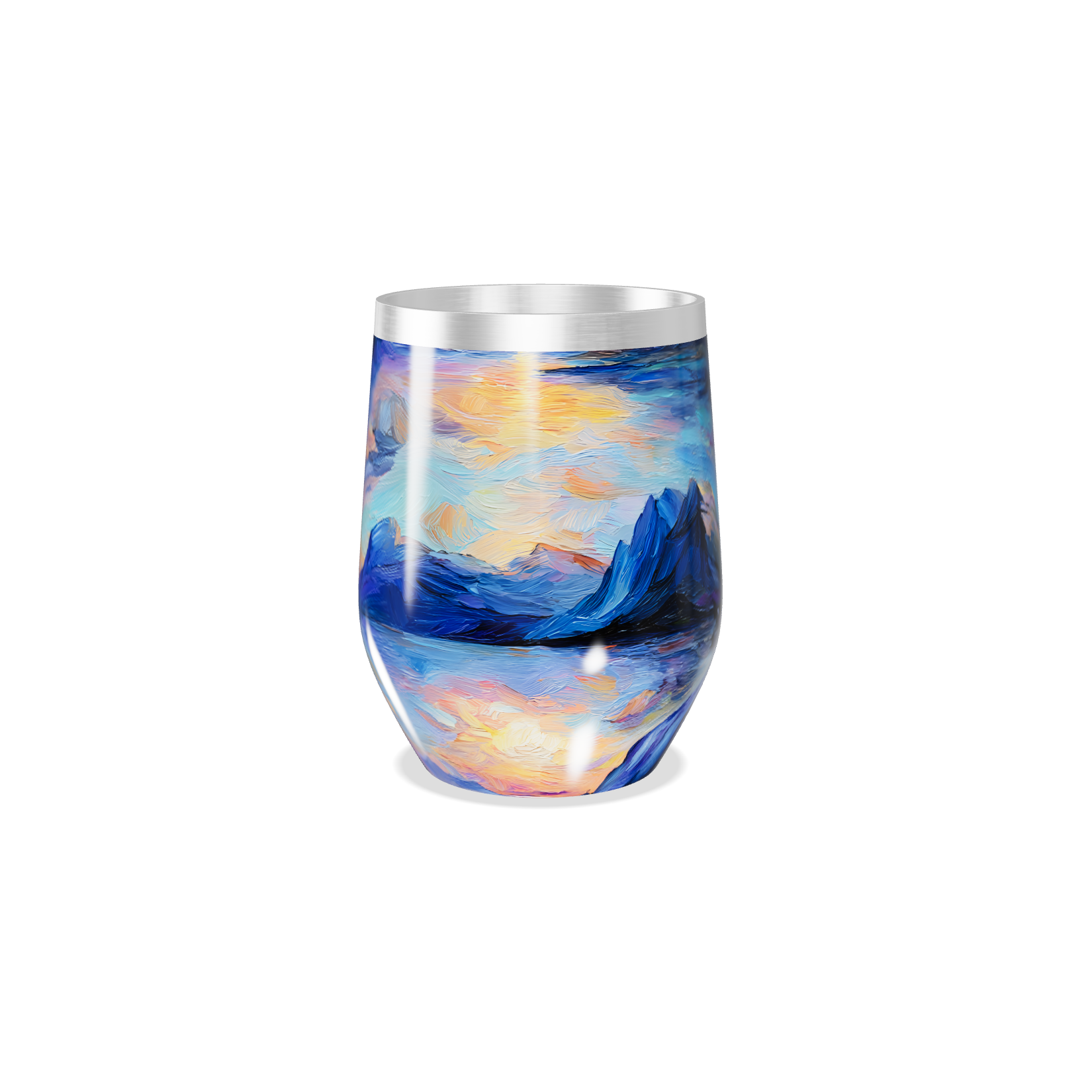 Copo Térmico Slim - Estampa Céu Azul